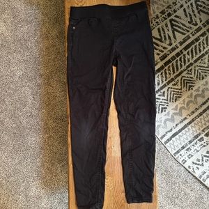 Justice girls black “jeggings” size 14